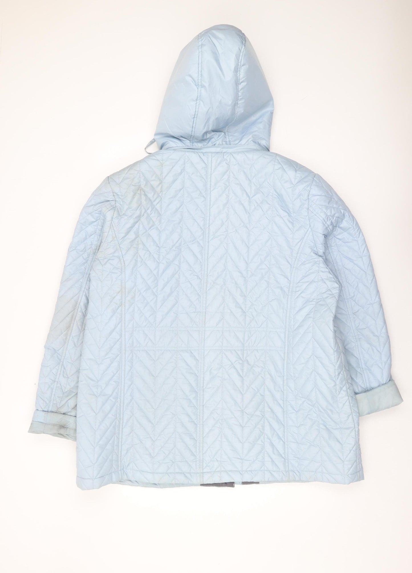 Anna Rose Women's Blue Quilted Jacket XL