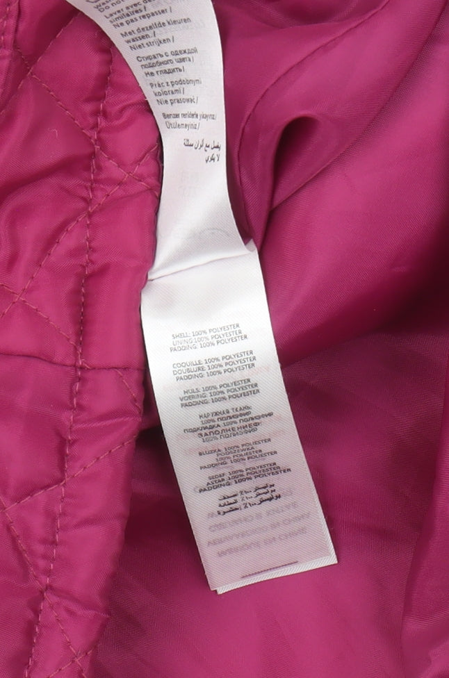 New Look Women's Pink Quilted Jacket Size 12