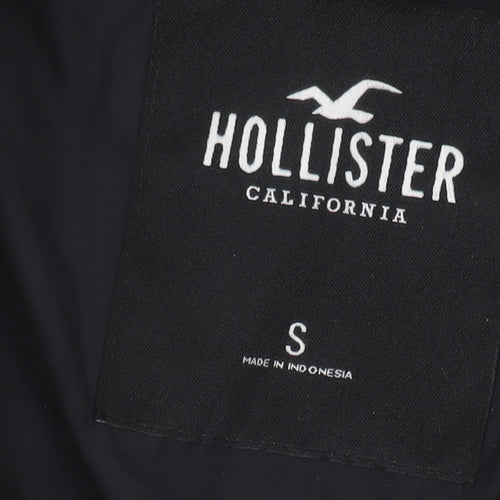 Hollister Women's Black Faux Fur Jacket S