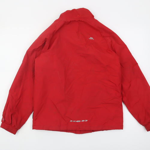 Trespass Boys Red Waterproof Rain Coat 11 Years - Winter Jacket