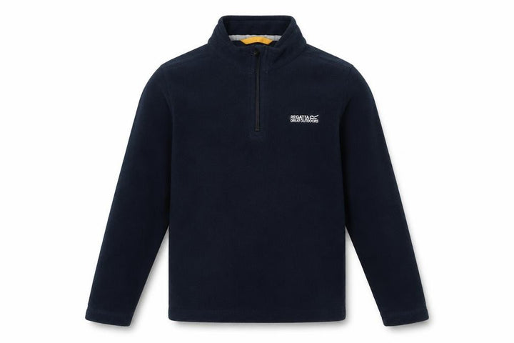 Regatta Boys Black Fleece Sweatshirt 10 Years 1/4 Zip