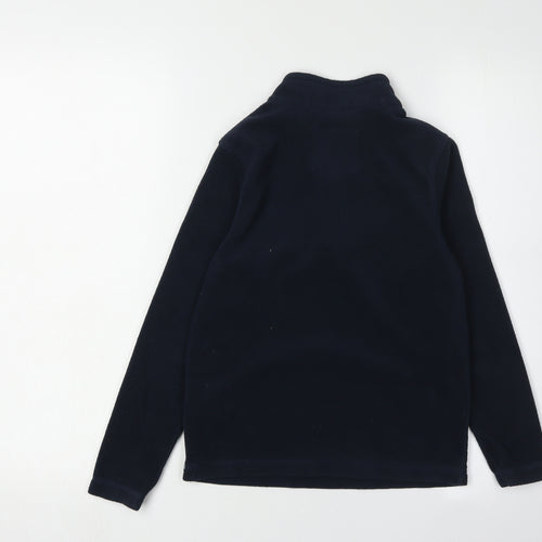 Regatta Boys Black Fleece Sweatshirt 10 Years 1/4 Zip