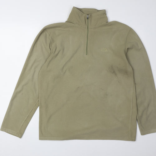 The North Face Men's Green Pullover Sweatshirt L