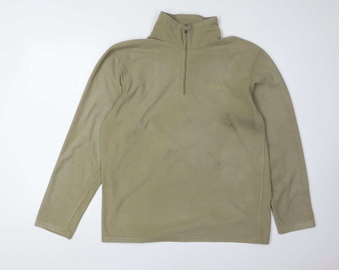 The North Face Men's Green Pullover Sweatshirt L