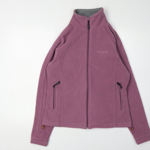 Koko Pink Women’s Purple Fleece Jacket Size 12