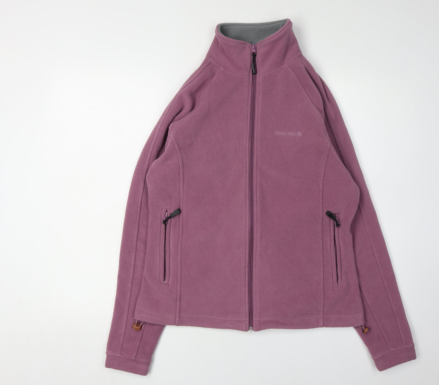 Koko Pink Women’s Purple Fleece Jacket Size 12