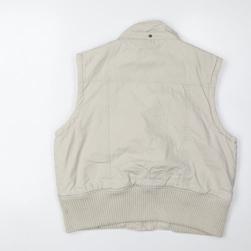 Alibi Women's Beige Waistcoat Size 16 Sleeveless Buttoned