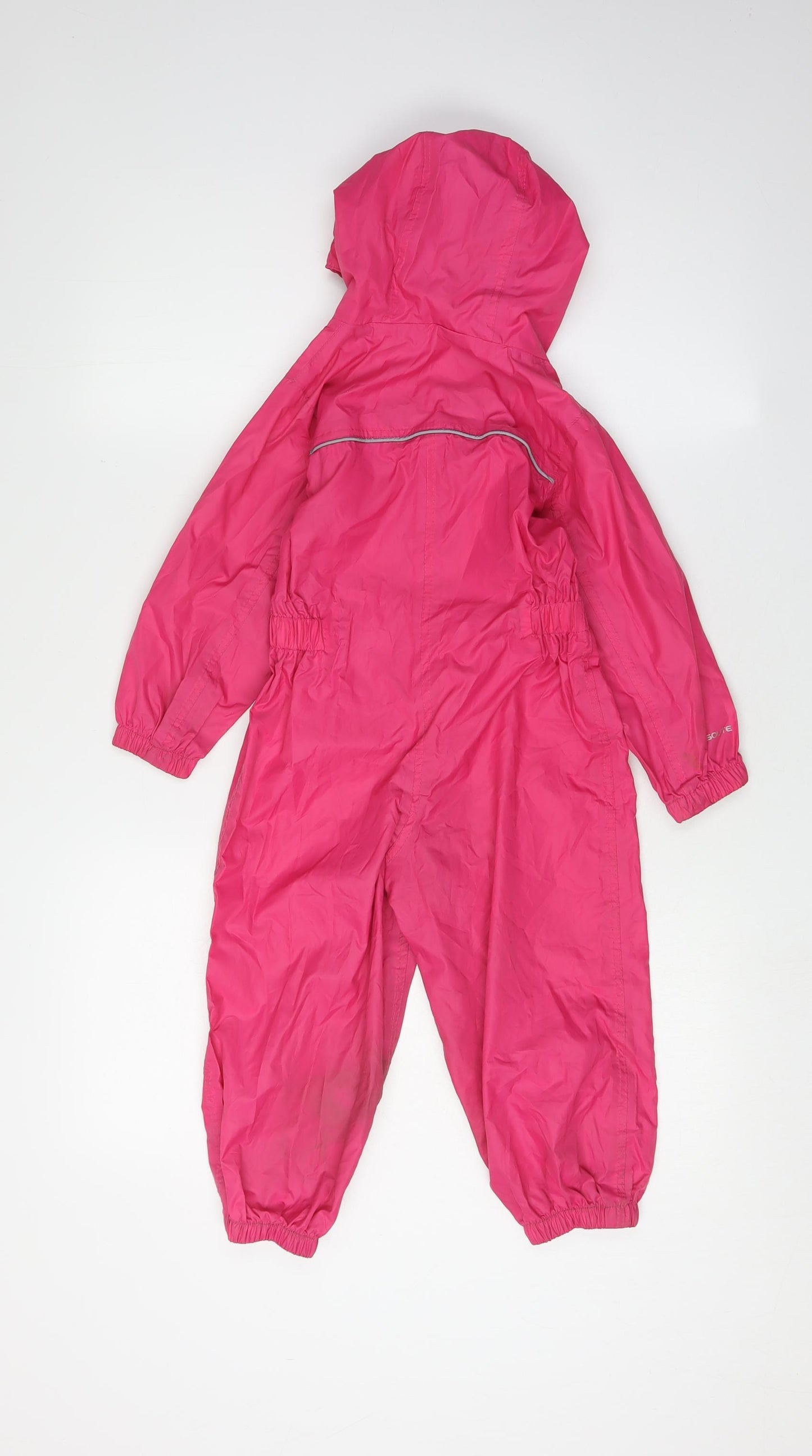 Regatta Girls Pink Hooded Jumpsuit 2-3 Years
