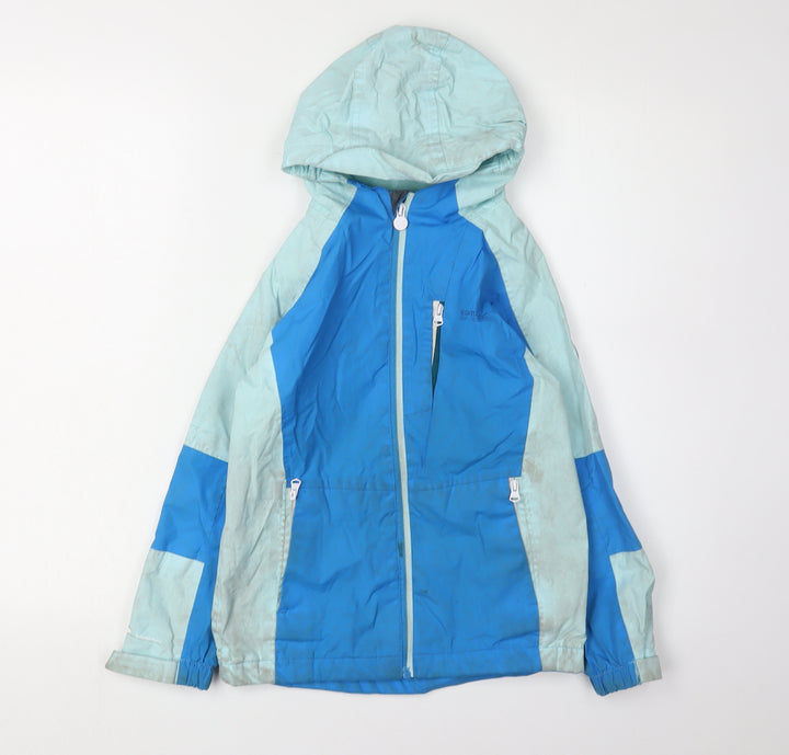 Regatta Boys Blue Waterproof Jacket 8 Years - Hooded Outdoor