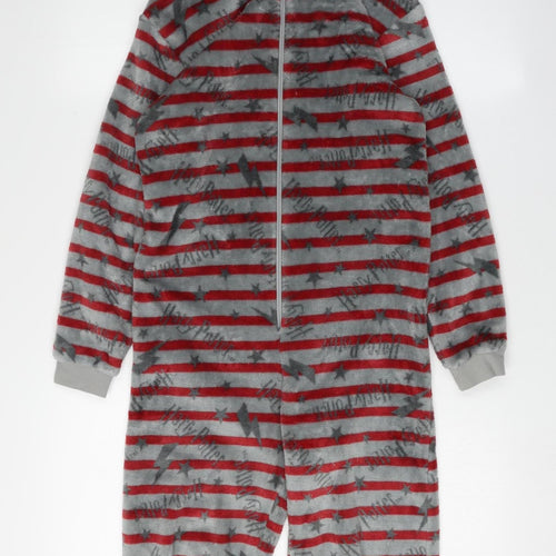 Harry Potter Boys Grey Red Striped All-In-One Age 9-10 Years