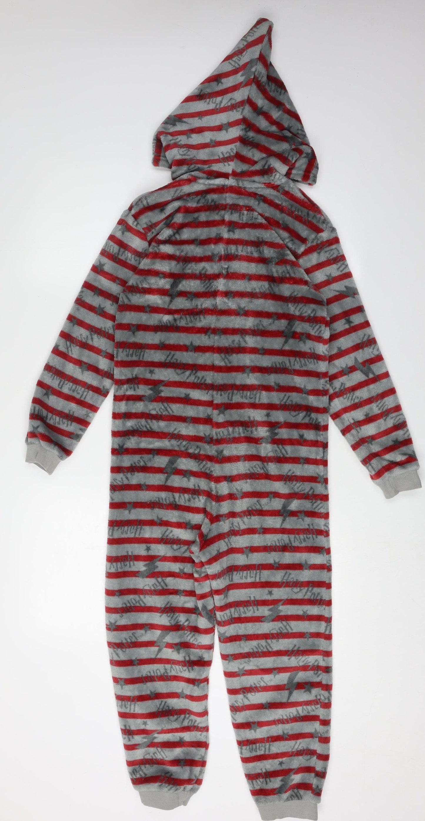 Harry Potter Boys Grey Red Striped All-In-One Age 9-10 Years