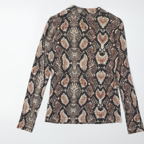 Whistles Women's Multicoloured Jersey Top Size 8