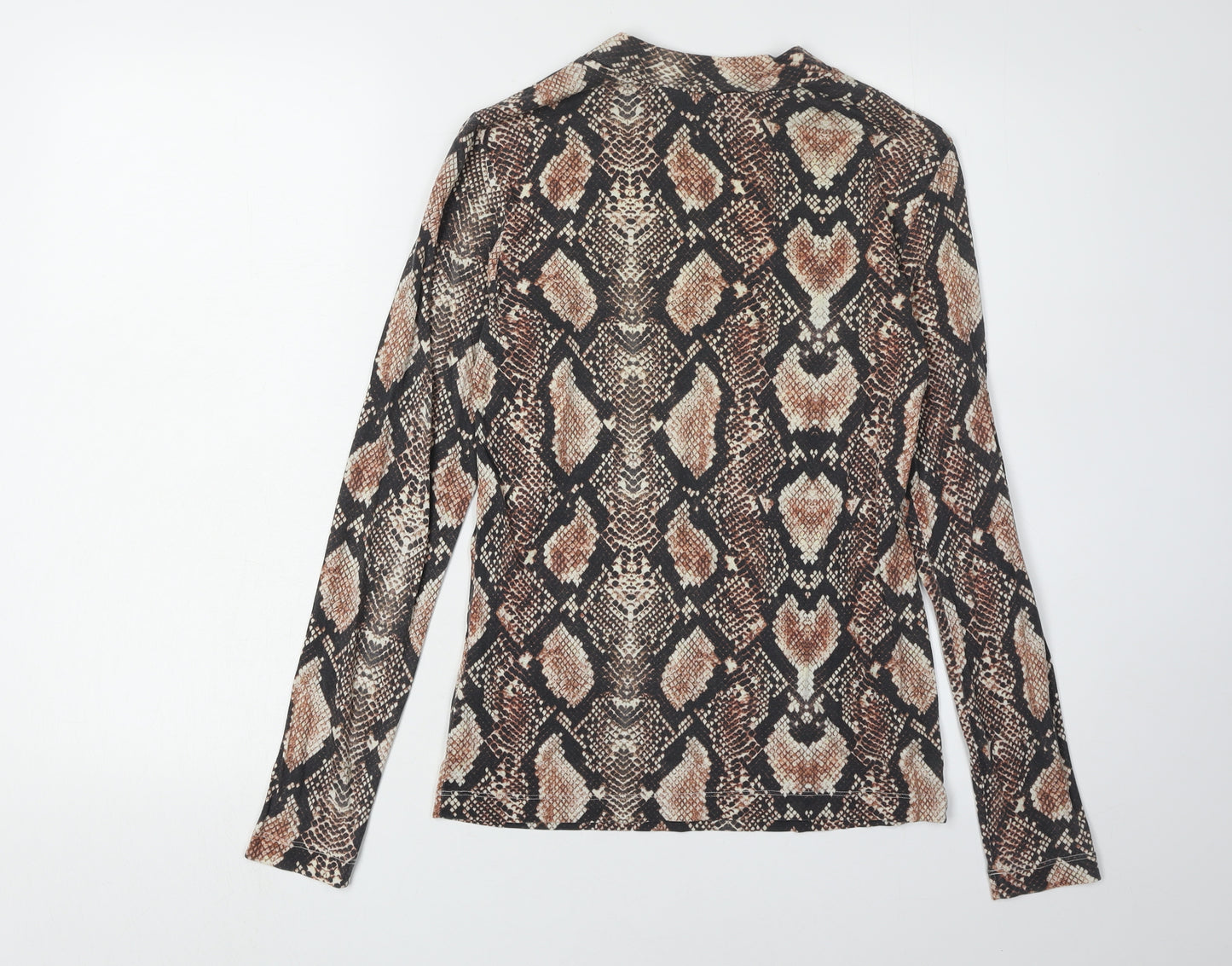 Whistles Women's Multicoloured Jersey Top Size 8