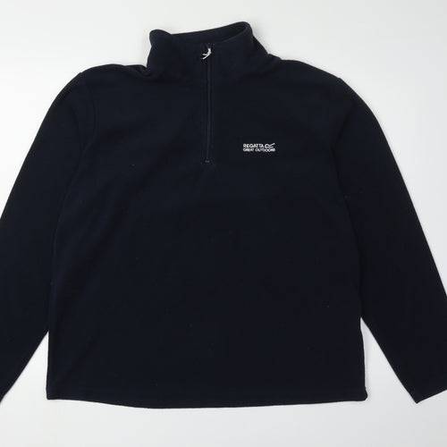 Regatta Men's Black XL Fleece Pullover Sweatshirt