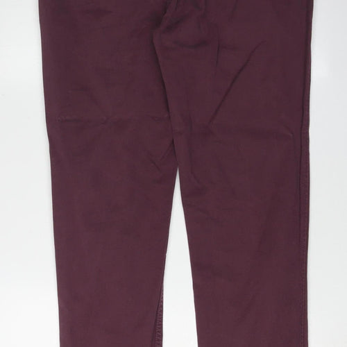 Fat Face Men's Purple Straight Jeans, Size 34, Regular Fit