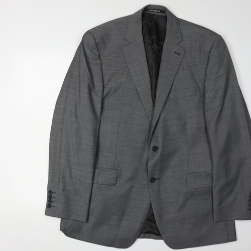 Jeff Banks Men's Grey Blazer 42 Long Classic