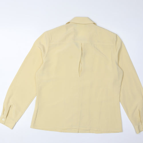 Eastex Women's Beige Button-Up Blouse Size 10