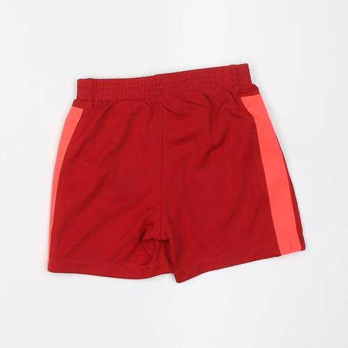 Nike Unisex Baby Red Shorts 12-18 Months Sports Activewear