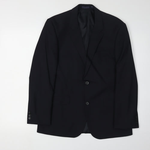 Thomas Nash Men's Black Blazer, Size 38 Short Fit
