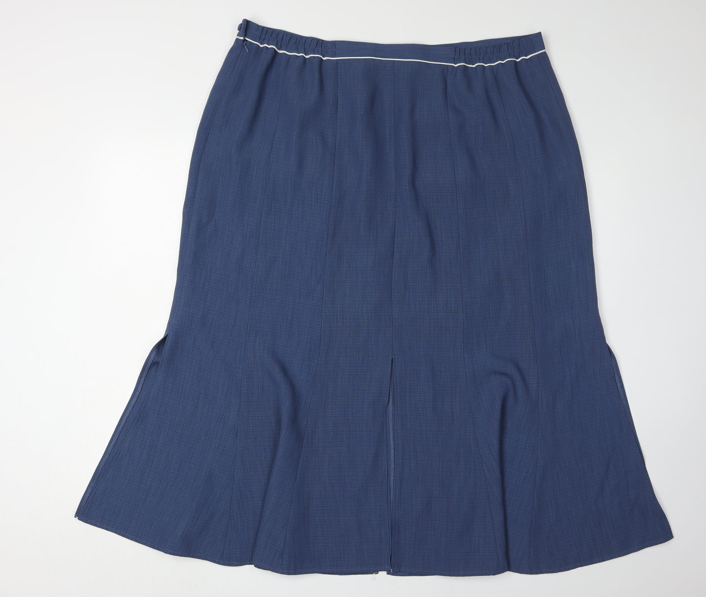 Jacques Vert Women's Blue Long Straight Skirt Size 22