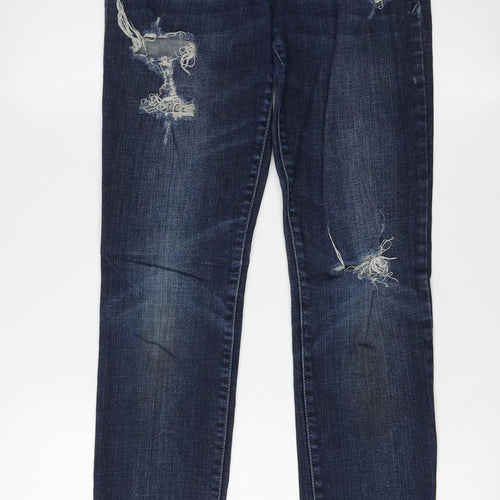 Abercrombie & Fitch Women's Blue Skinny Jeans Size 4