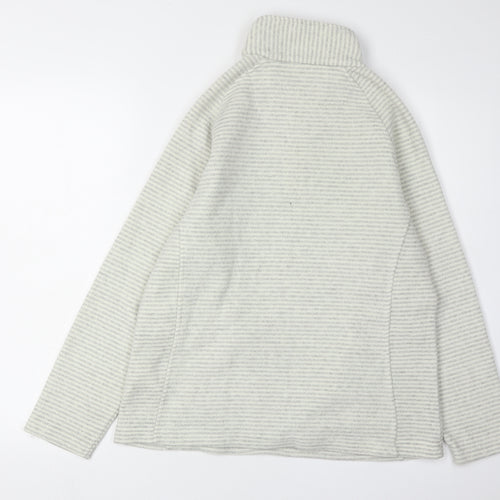 Regatta Grey Striped Pullover Sweatshirt - Women's Size 10
