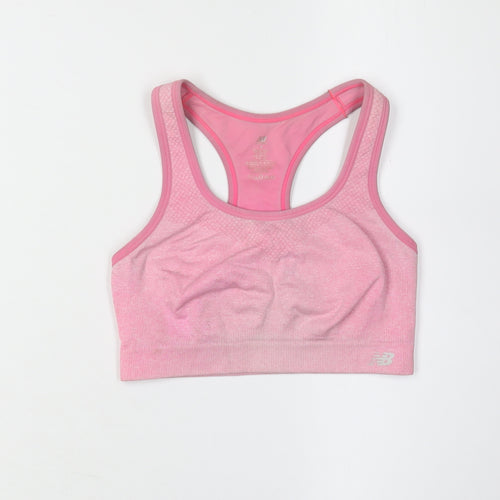New Balance Women's Pink Sports Bra - S