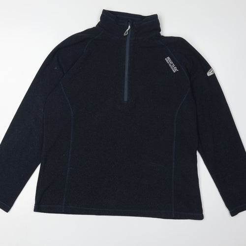 Regatta Women's Blue 1/2 Zip Fleece Sweatshirt