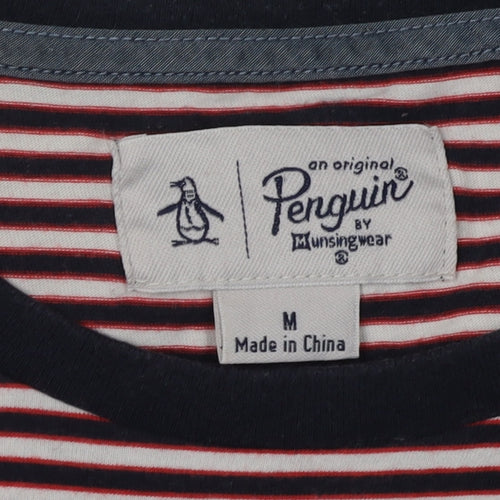 Original Penguin Men's Multicolour Striped T-Shirt M