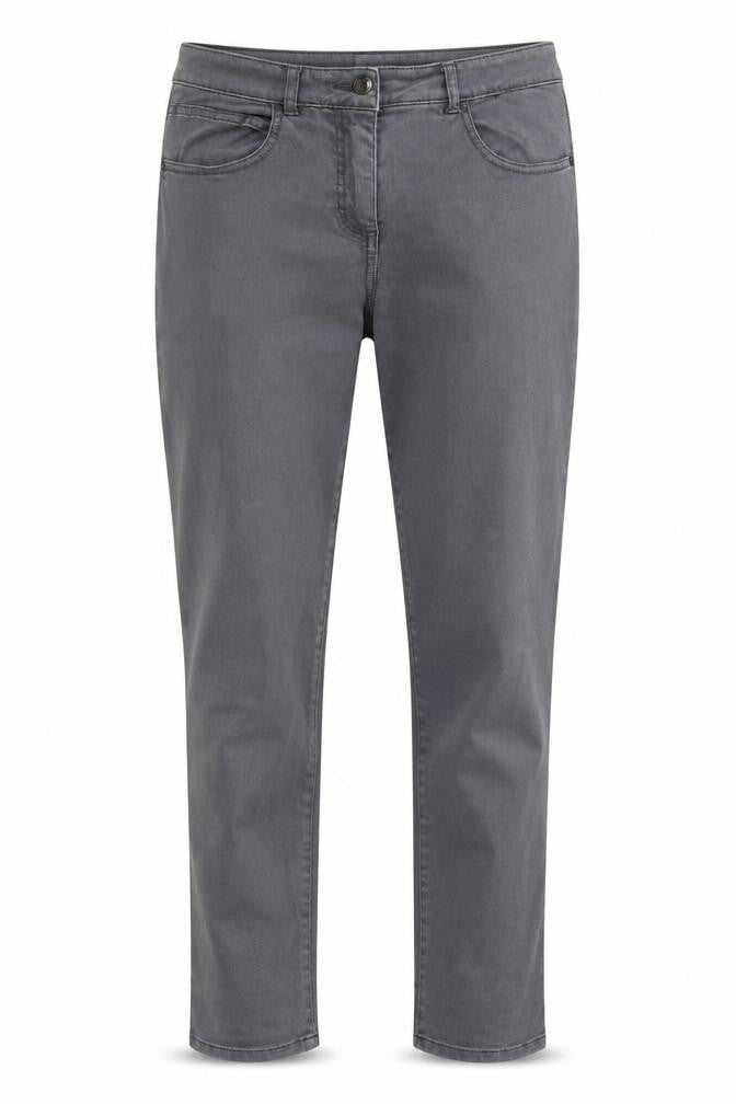 Front view of White Stuff Women's Grey Slim Jeans, size 10