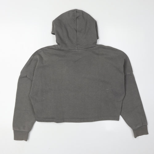 Puma Girls Grey Logo Hoodie, Size 11-12 Yrs, Casual Style