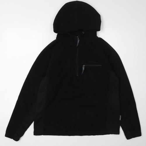 Trespass Men's Black Pullover Hoodie L - Outdoor Fleece