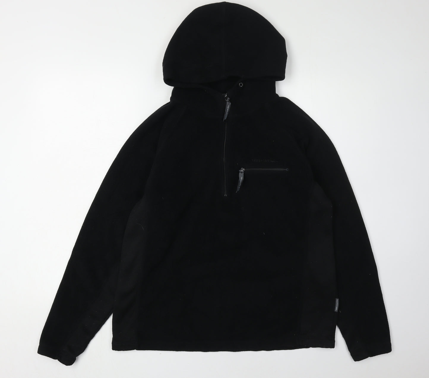 Trespass Men's Black Pullover Hoodie L - Outdoor Fleece