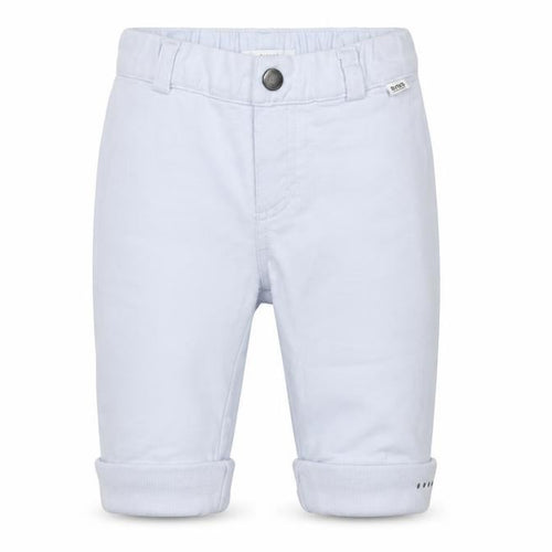 Hugo Boss Unisex White Trousers 3-6 Months Cotton