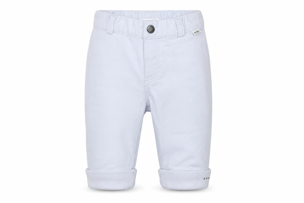 Hugo Boss Unisex White Trousers 3-6 Months Cotton