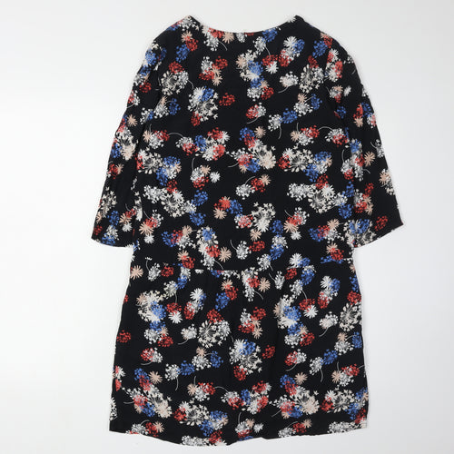 Comptoir des Cotonniers Women's Black Floral Dress