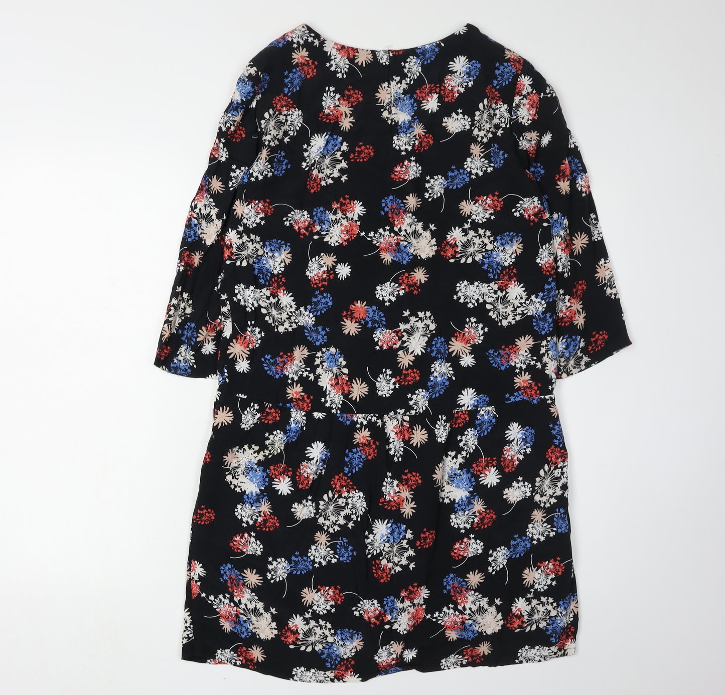 Comptoir des Cotonniers Women's Black Floral Dress