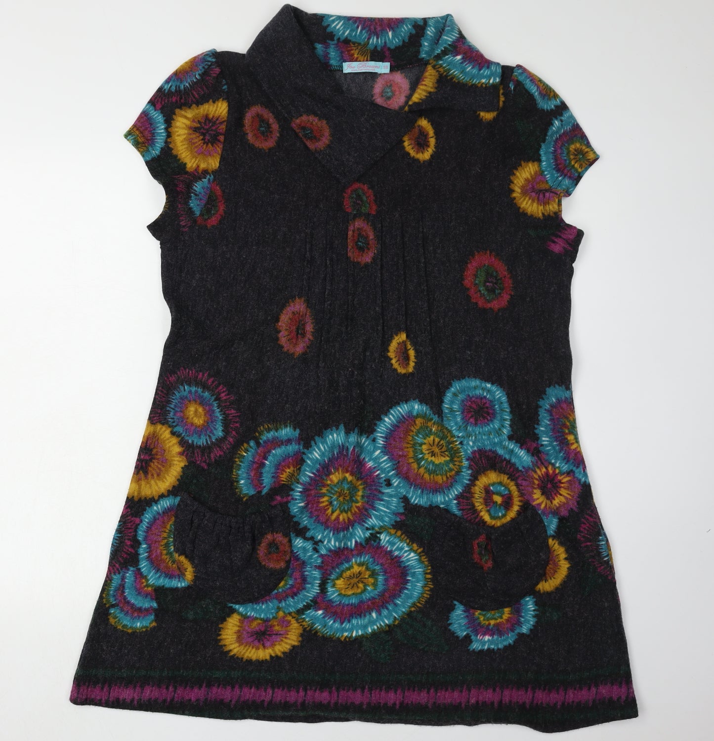 Joe Browns Women's Multicoloured Floral Shift Dress - Size 18