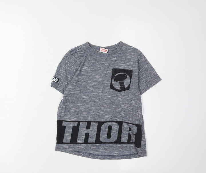 Marvel Avengers Boys Grey Thor T-Shirt 5-6 Years