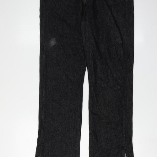 Massimo Dutti Women's Black Straight Jeans UK 10