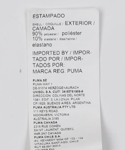 Puma Women's Blue Cropped Gym Trousers Size 8