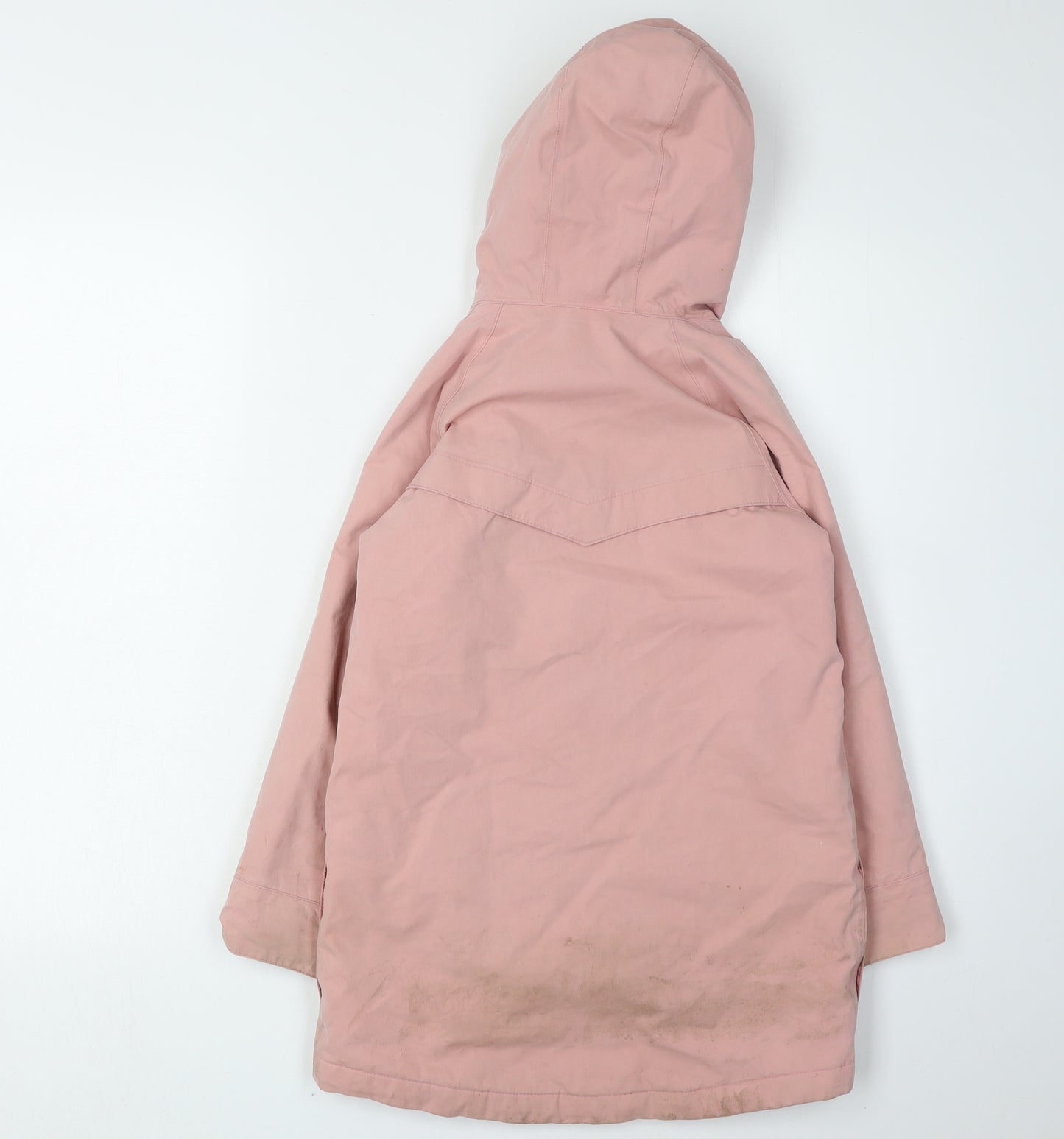 Barbour Girls Pink Parka Coat, Age 6-7, Waterproof, Lined