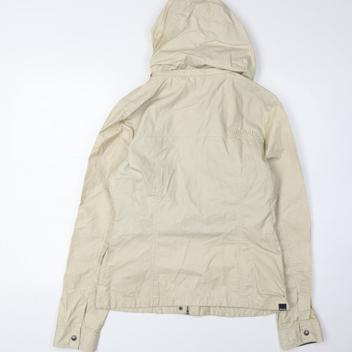 Bench Women's Beige Hooded Jacket L, Casual Style