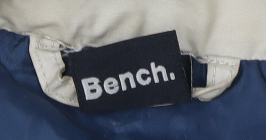 Bench Women's Beige Hooded Jacket L, Casual Style