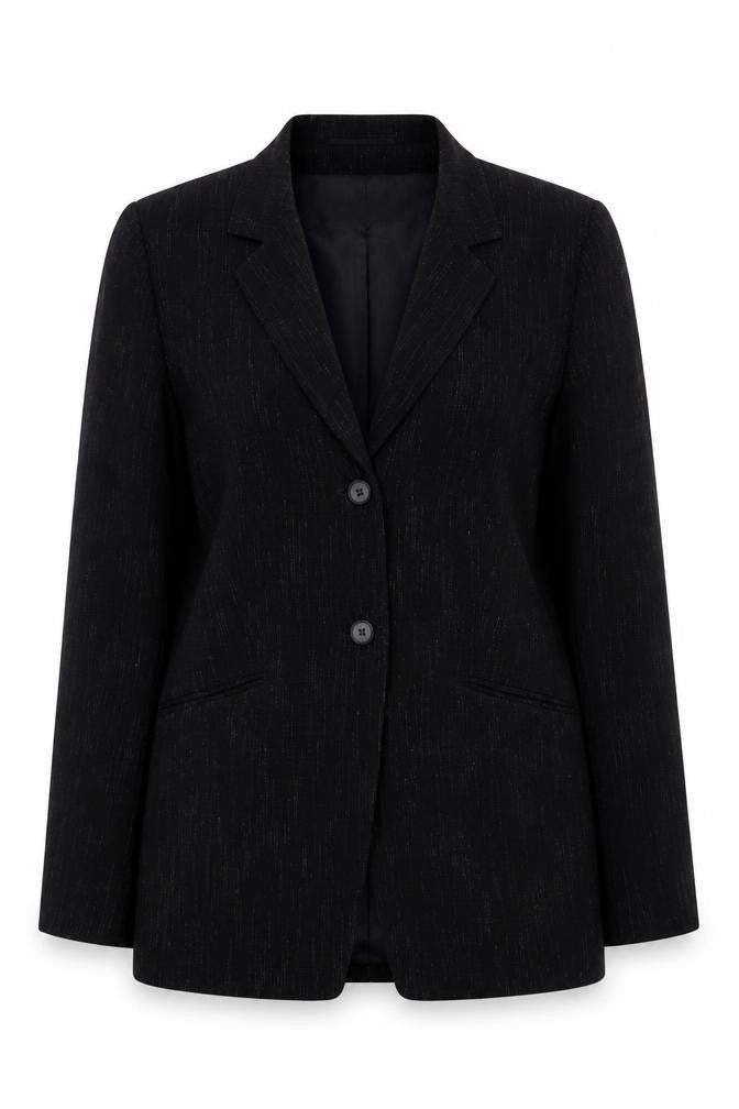 Front view of Windsmoor Women's Black Blazer, size 10