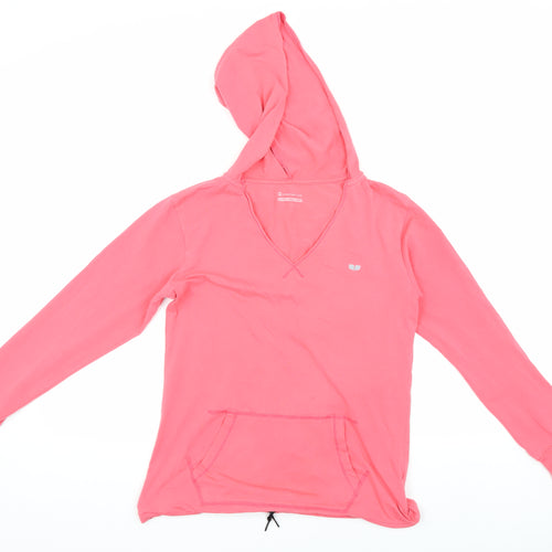 puresimple LUXE Women's Pink Hooded Pullover - L