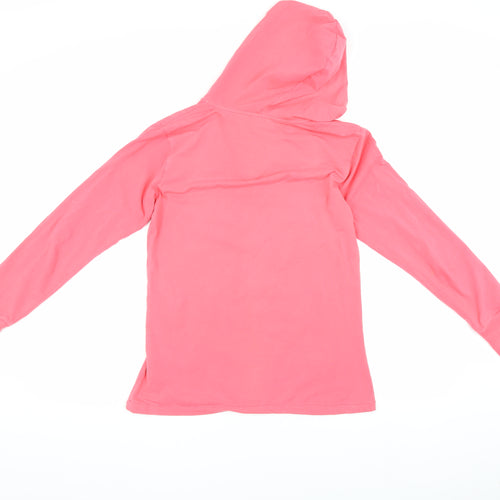 puresimple LUXE Women's Pink Hooded Pullover - L