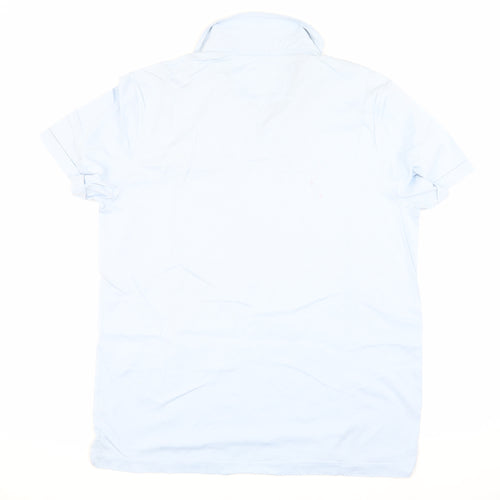 Banana Republic Men's Blue Cotton Polo Shirt L