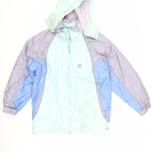 Active Club Girls Multicoloured Puffer Jacket Size 11