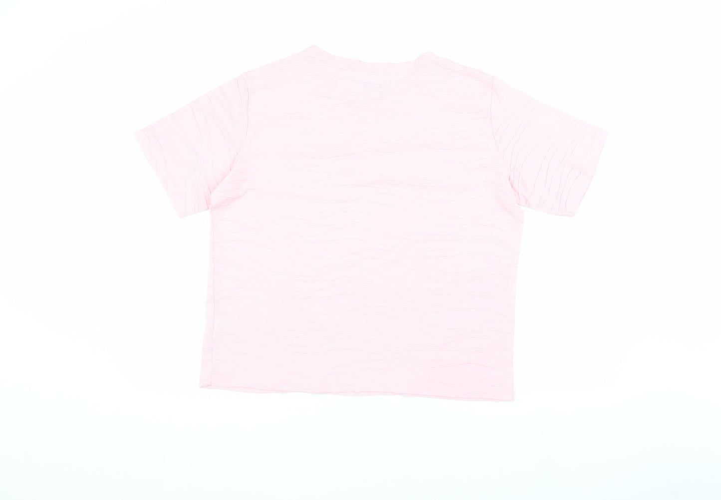Honor Millburn Women's Pink Henley T-Shirt Size M